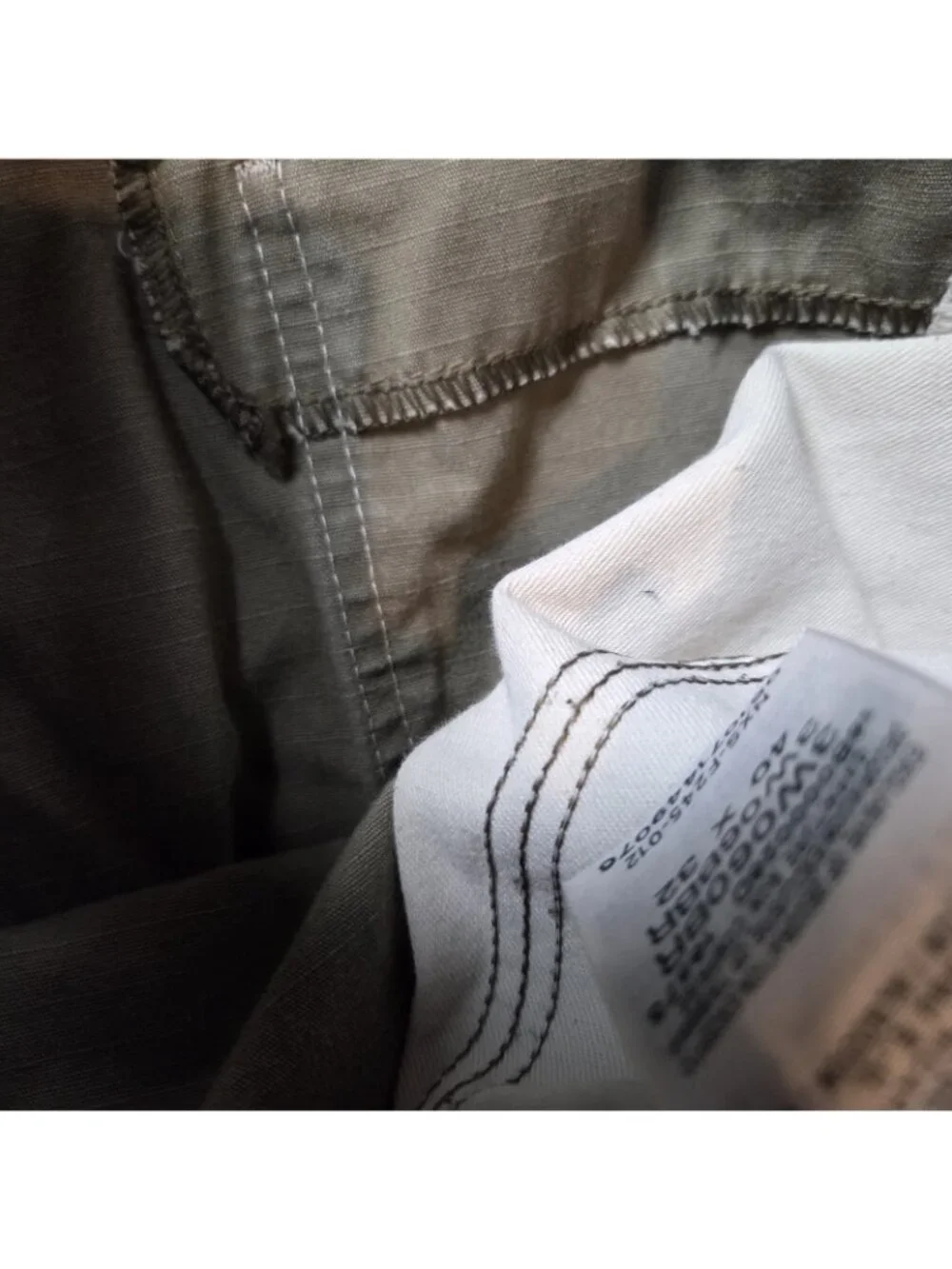 Wrangler Riggs Workwear Pants Mens 40x32 Beige Ripstop Carpenter Double Knee
